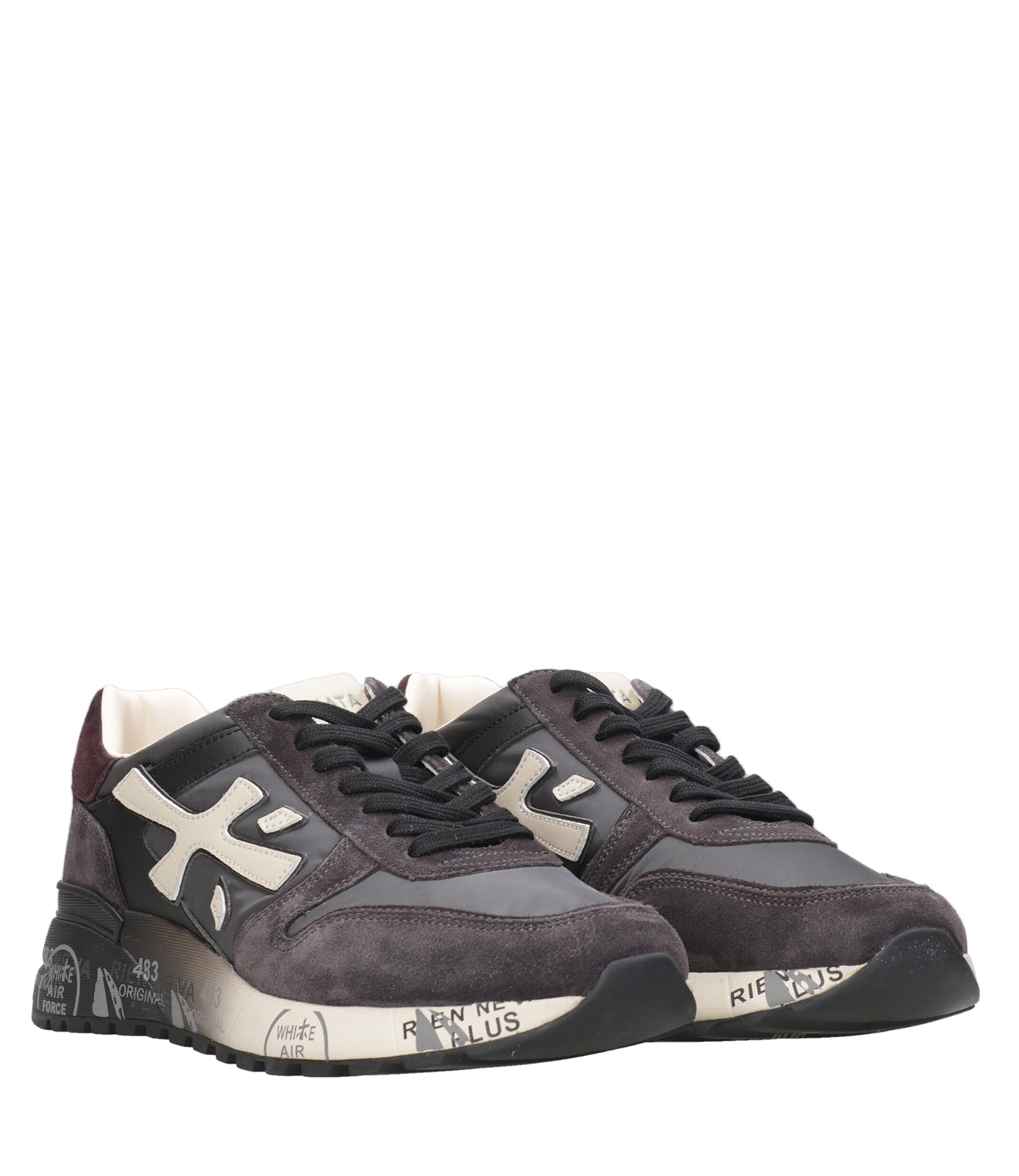 Premiata | Sneakers Mick 6872 Grigio e Bordeaux