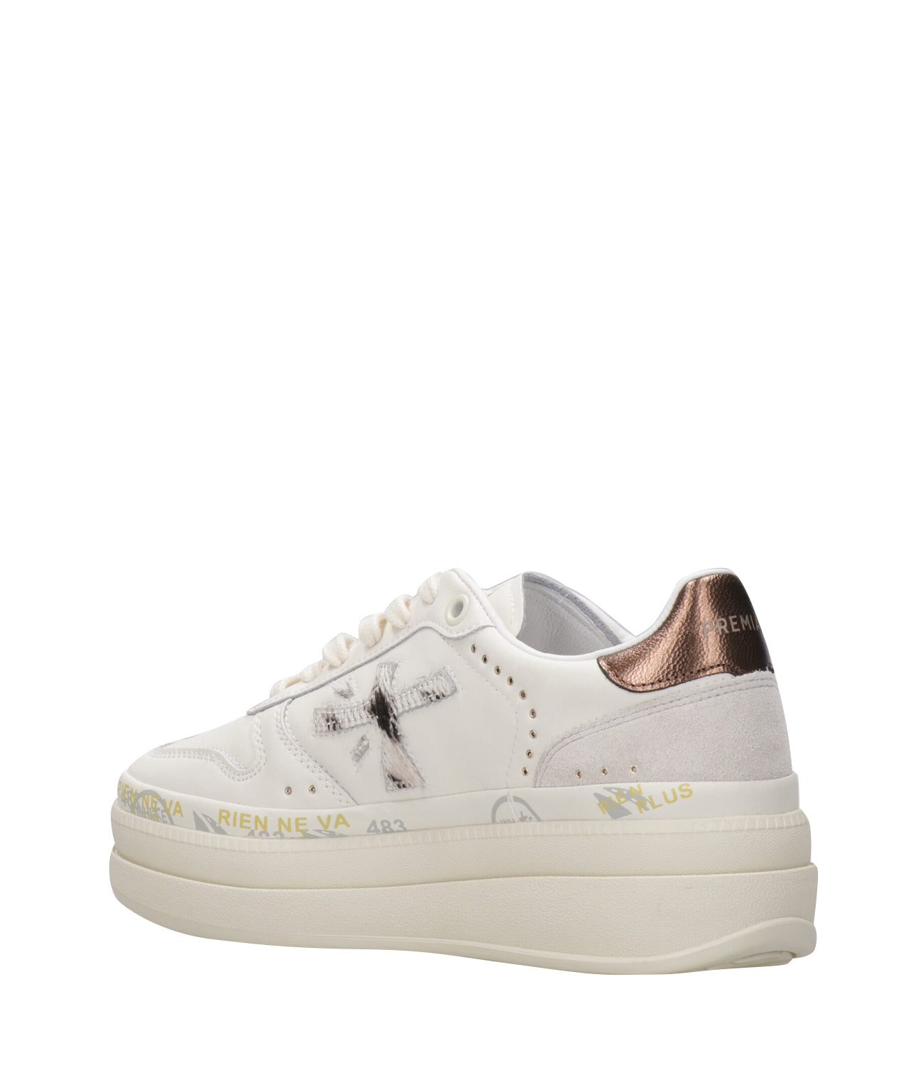 Premiata | Sneakers Micol 7035 Bianco e Bronzo