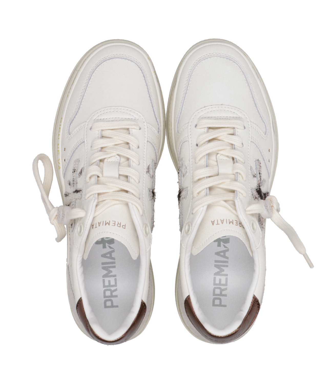 Premiata | Sneakers Micol 7035 Bianco e Bronzo