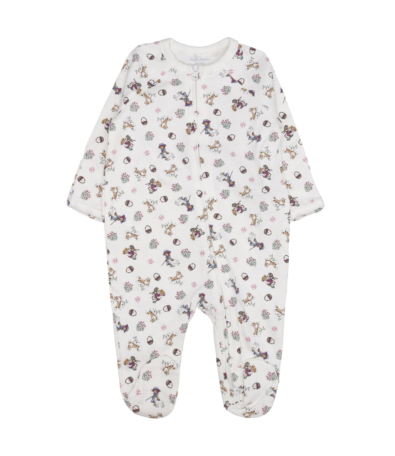 Ralph Lauren Childrenswear | Tutina Piede Bianca e Rosa