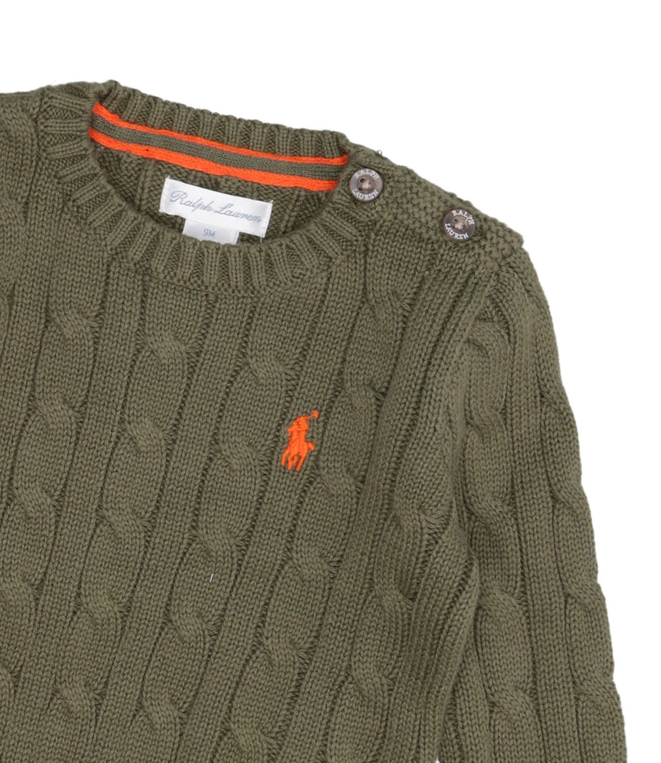 Ralph Lauren Childrenswear | Military Green Sweater