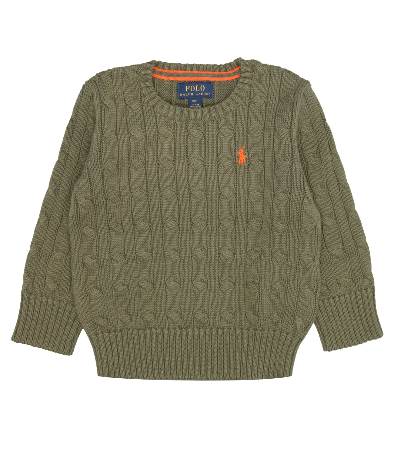 Ralph Lauren Childrenswear | Military Green Sweater