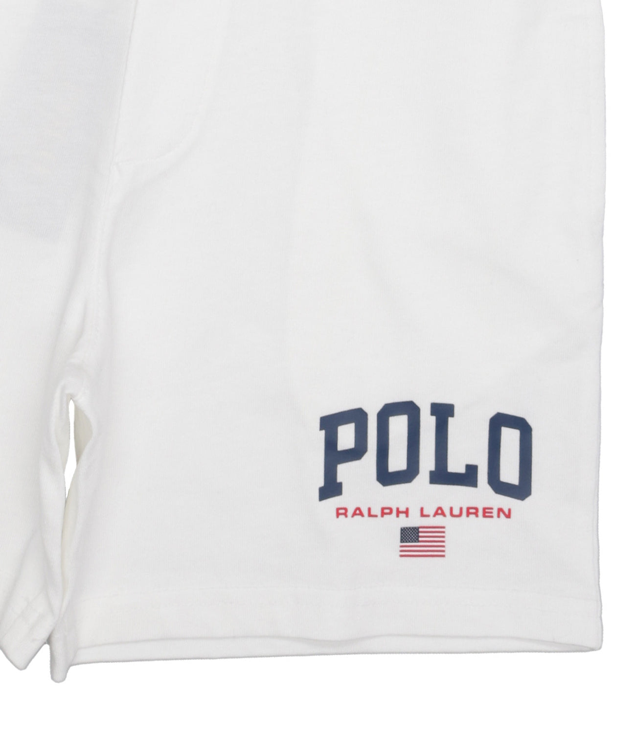 Ralph Lauren Childrenswear | White and Blue Sport Bermuda Shorts