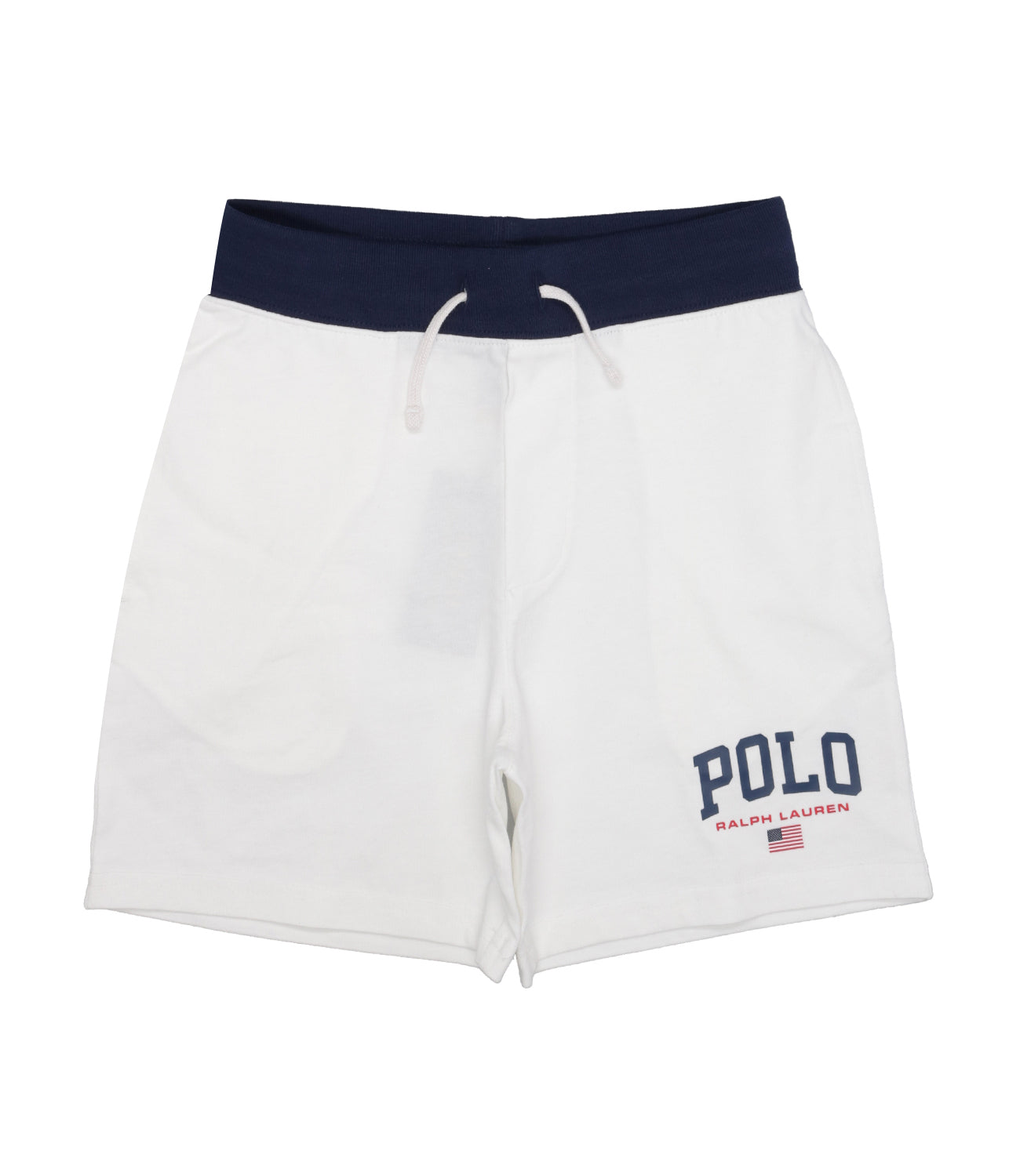 Ralph Lauren Childrenswear | White and Blue Sport Bermuda Shorts