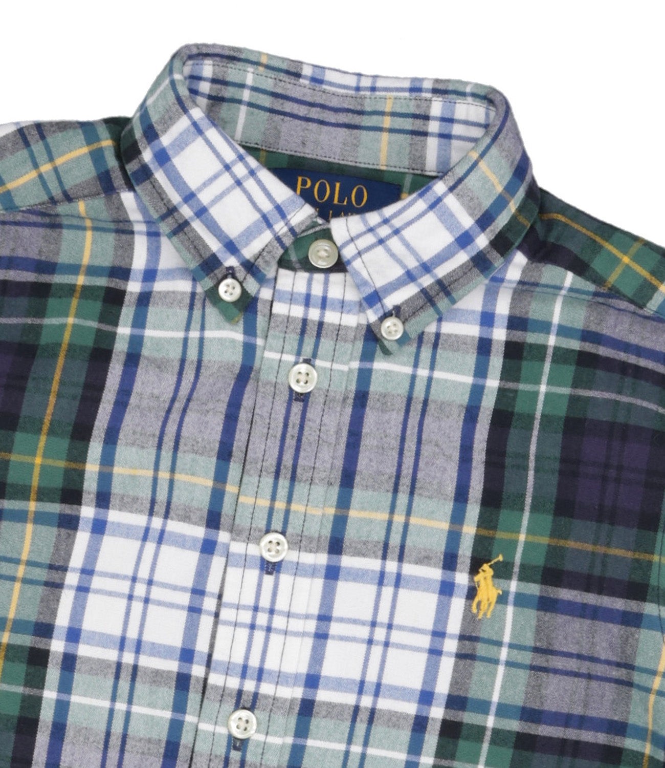 Ralph Lauren Childrenswear | Camicia Bianco Grigio e Verde