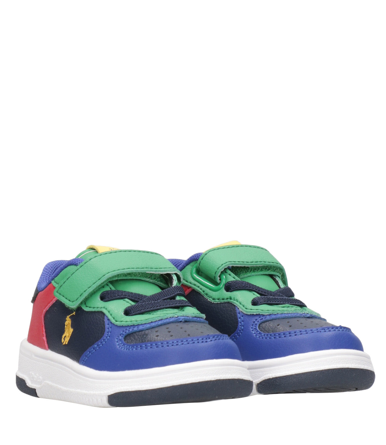 Ralph Lauren Childrenswear | Sneakers Masters Court PS Navy Blue and Green