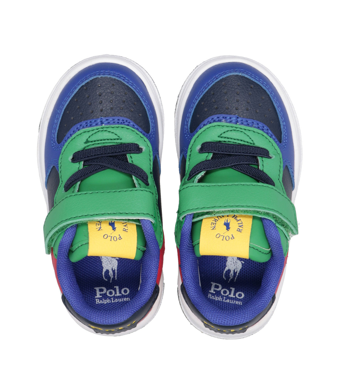 Ralph Lauren Childrenswear | Sneakers Masters Court PS Navy Blue and Green