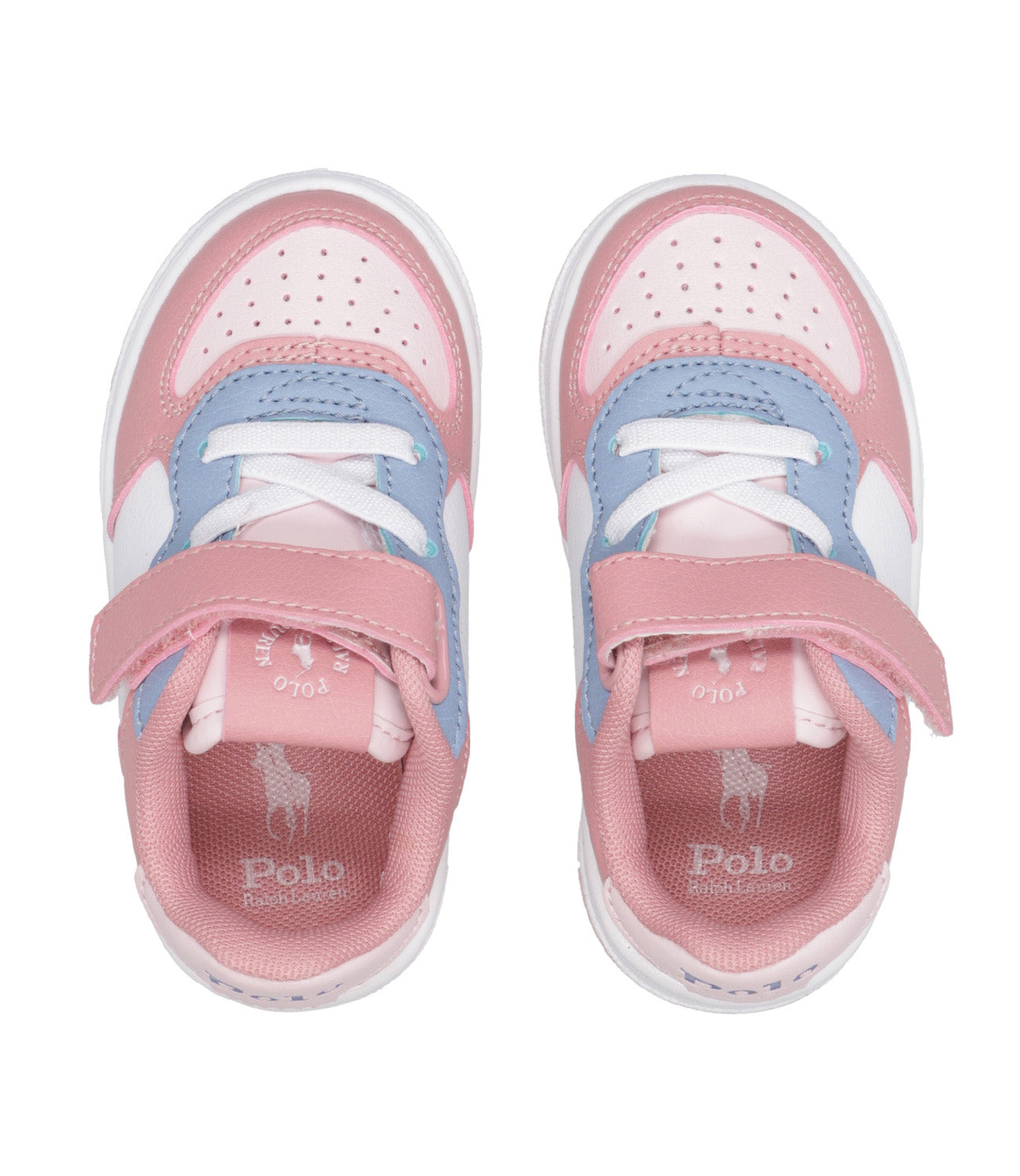 Ralph Lauren Childrenswear | Sneakers Masters Court PS Bianco e Rosa