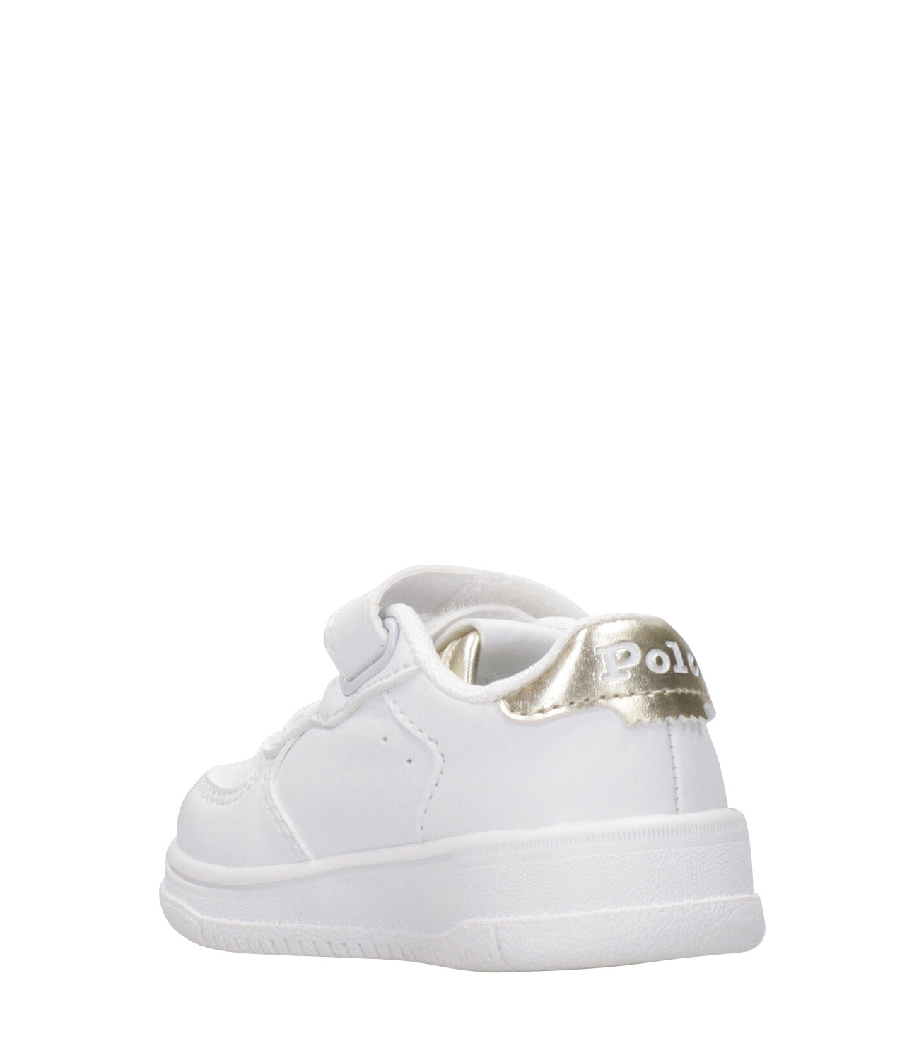 Ralph Lauren Childrenswear | Sneakers Masters Court PS White and Gold