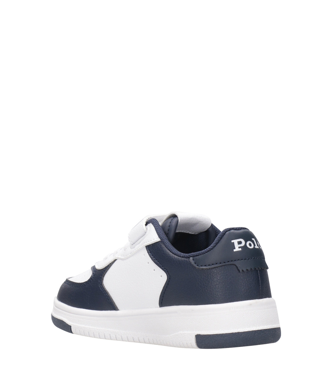 Ralph Lauren Childrenswear | Sneakers Masters Court PS White and Navy Blue