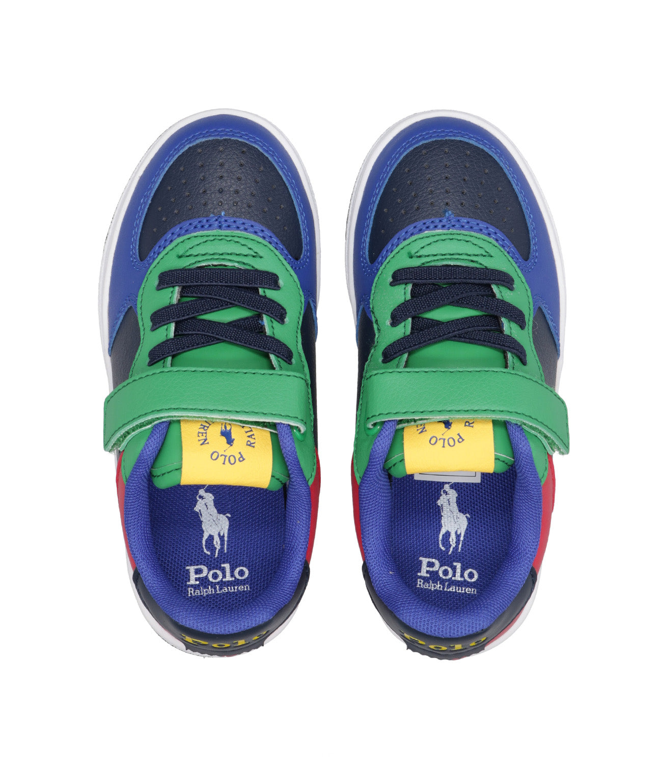 Ralph Lauren Childrenswear | Sneakers Masters Court PS Navy Blue and Green