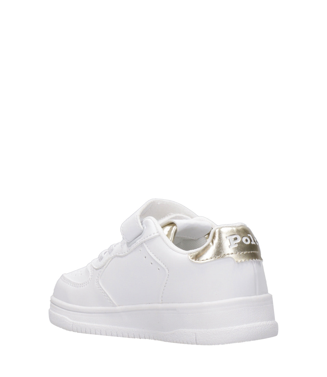 Ralph Lauren Childrenswear | Sneakers Masters Court PS White and Gold