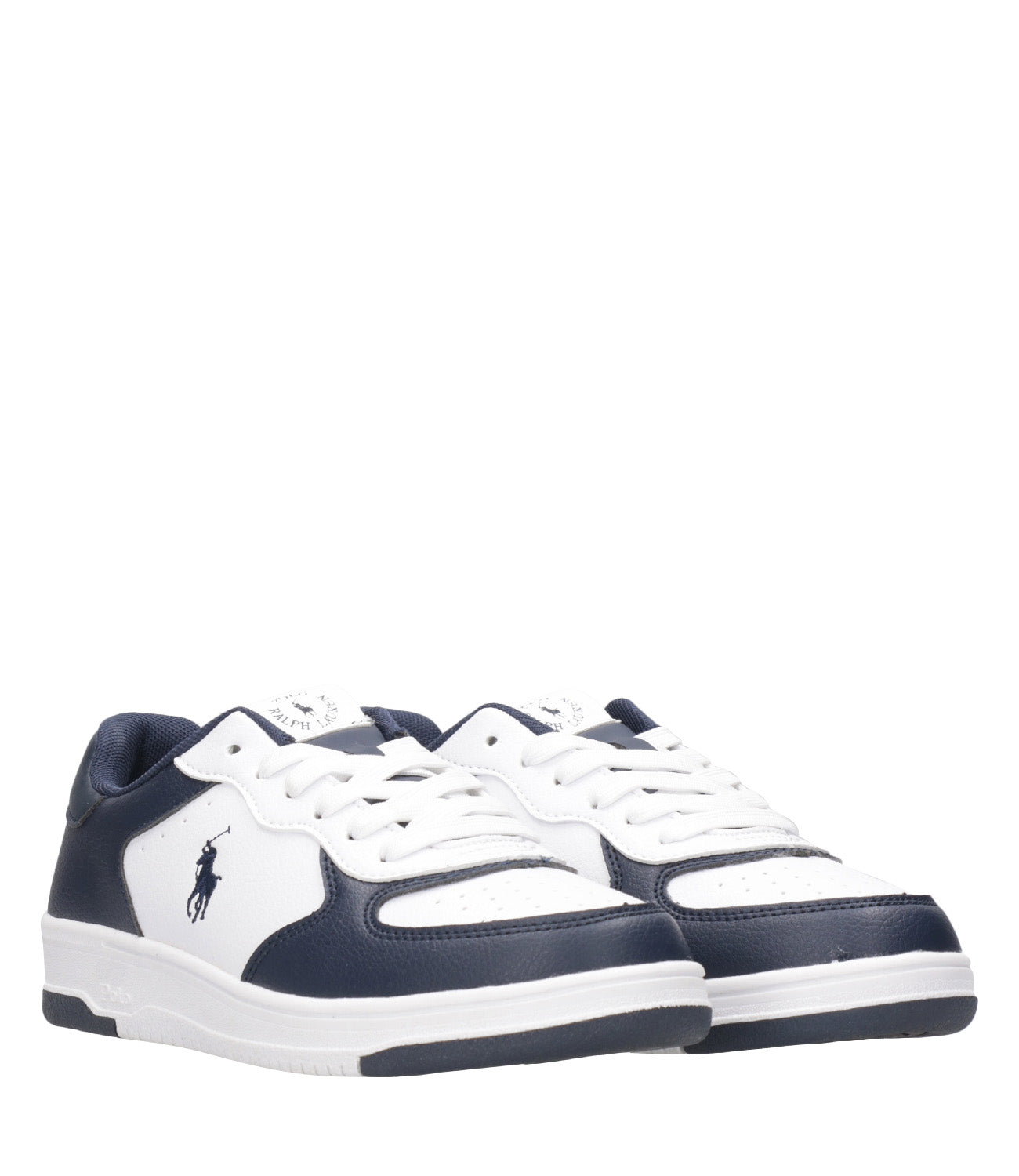 Ralph Lauren Childrenswear | Sneakers Masters Court PS Bianco e Blu navy