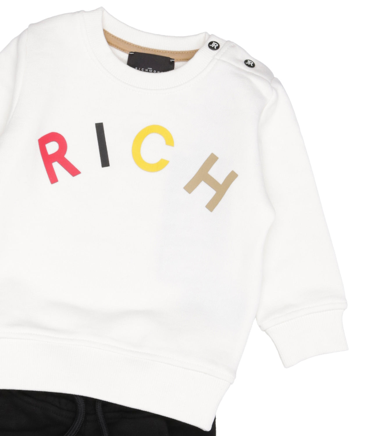 Richmond Kids | Set Maglia e Pantalone Bianco e Nero