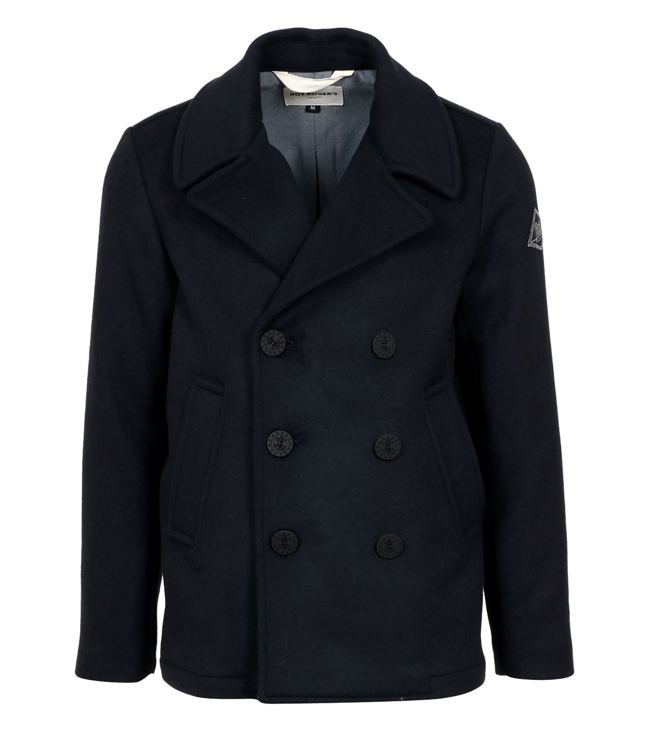 Roy Roger's | Cappotto Melton Blu navy