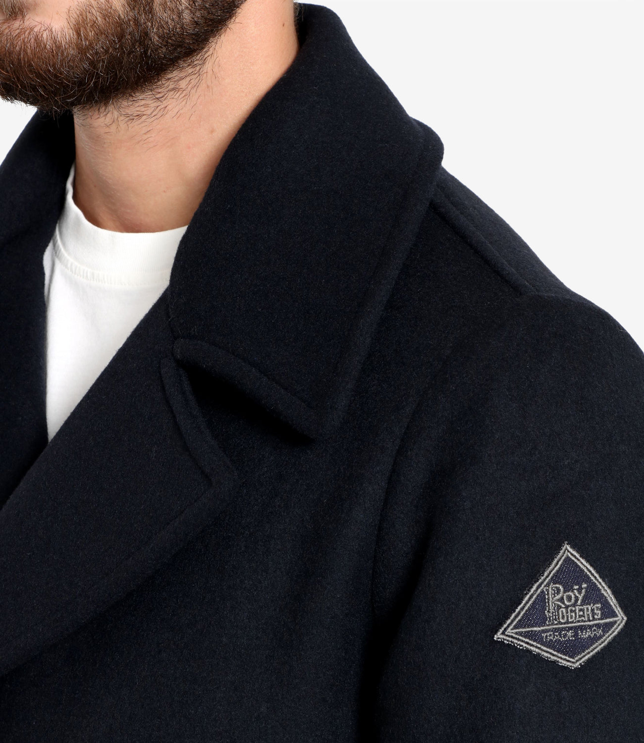 Roy Roger's | Melton Coat Navy Blue