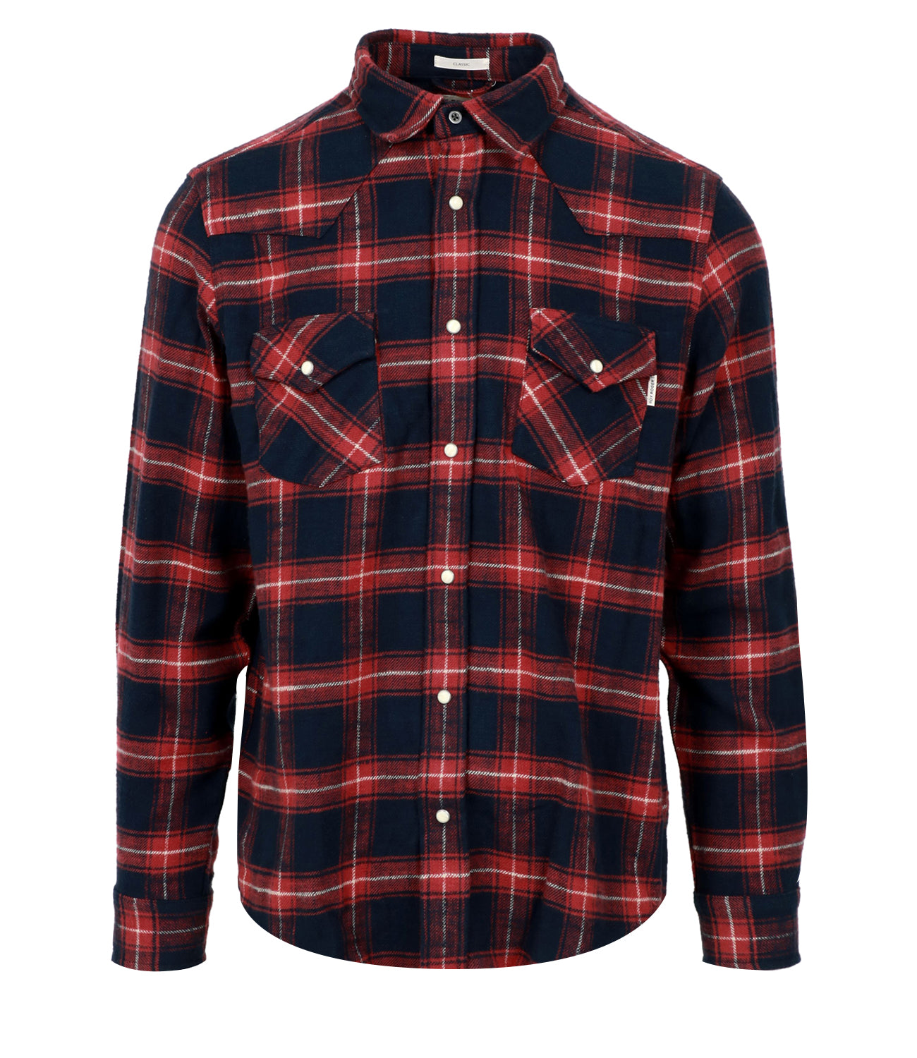 Roy Roger's | Camicia Martin Rosso e Blu scuro