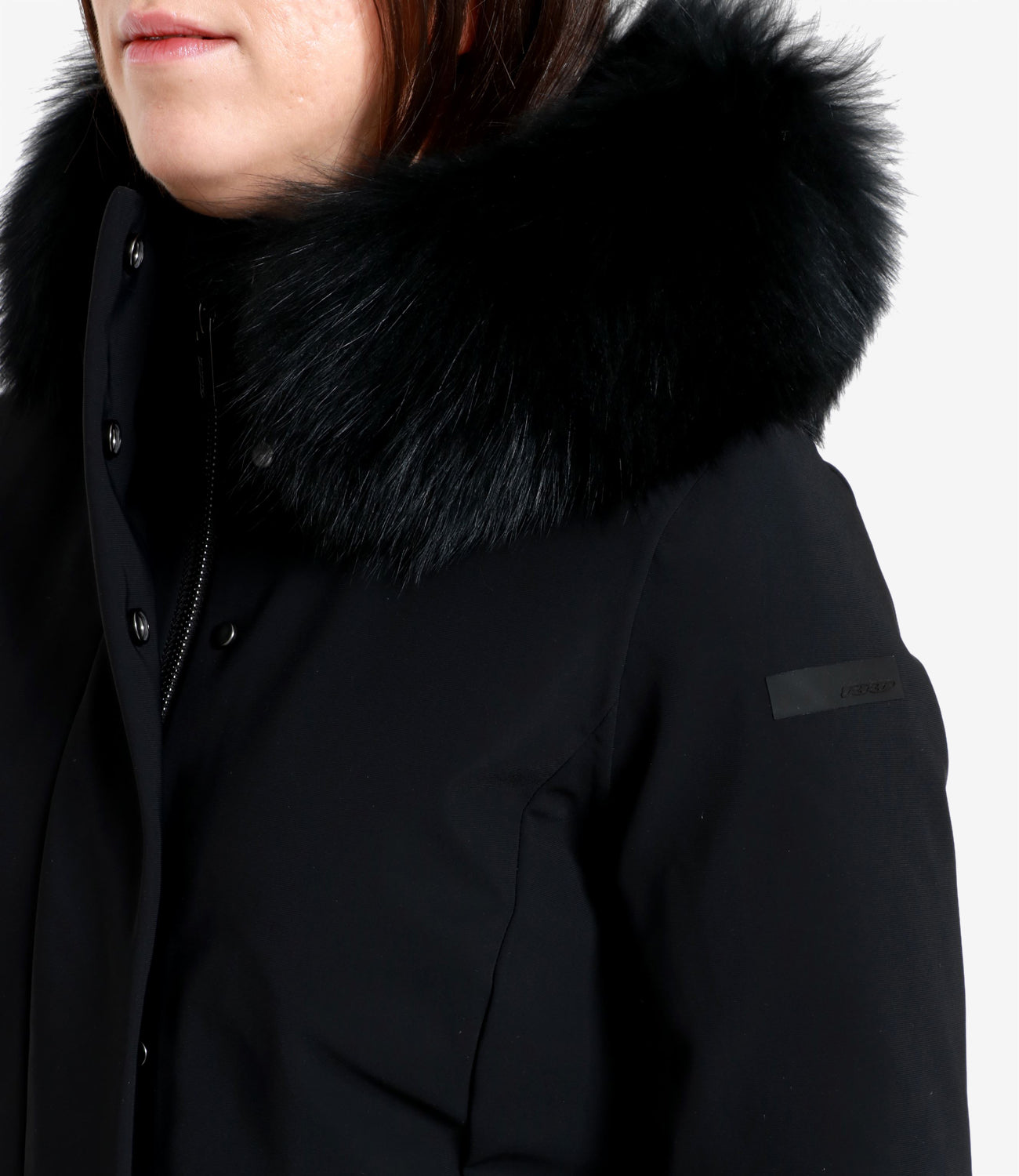 RRD | Winter long fur jacket Black