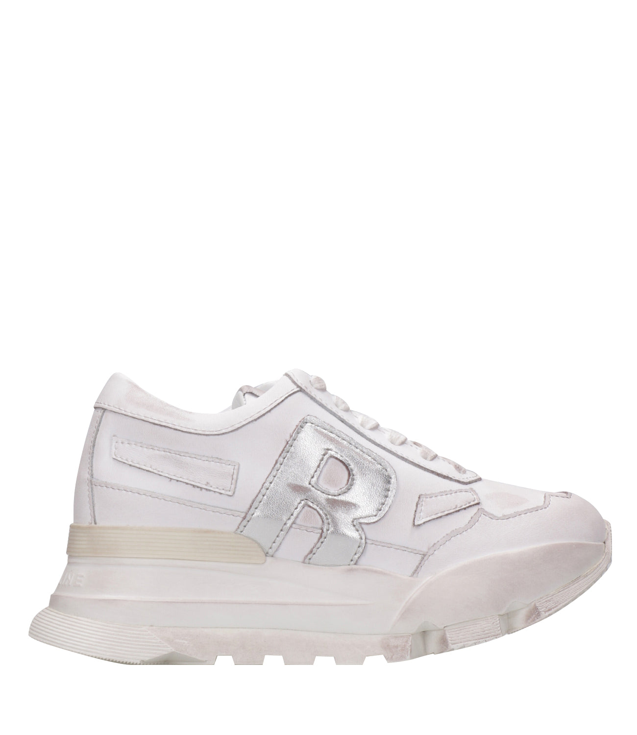 Rucoline | Sneakers Aki Bianco e Argento