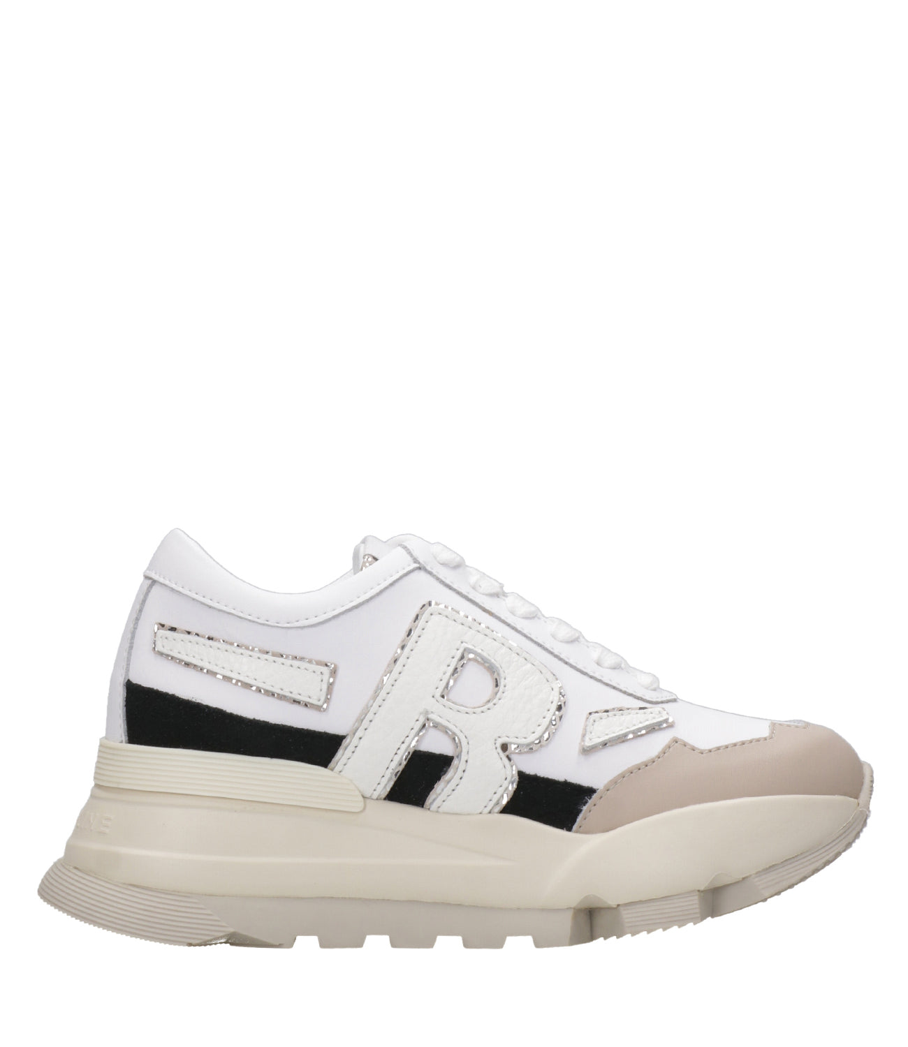 Rucoline | Sneakers Aki Bianco e Argento