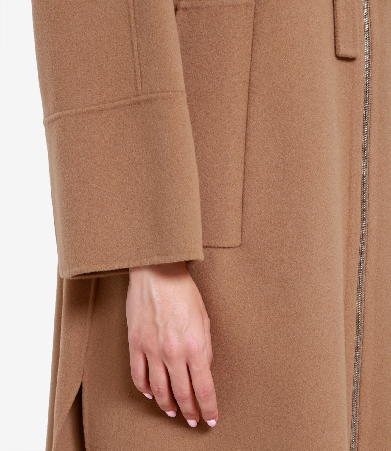 S Max Mara | Camel Felpi Coat