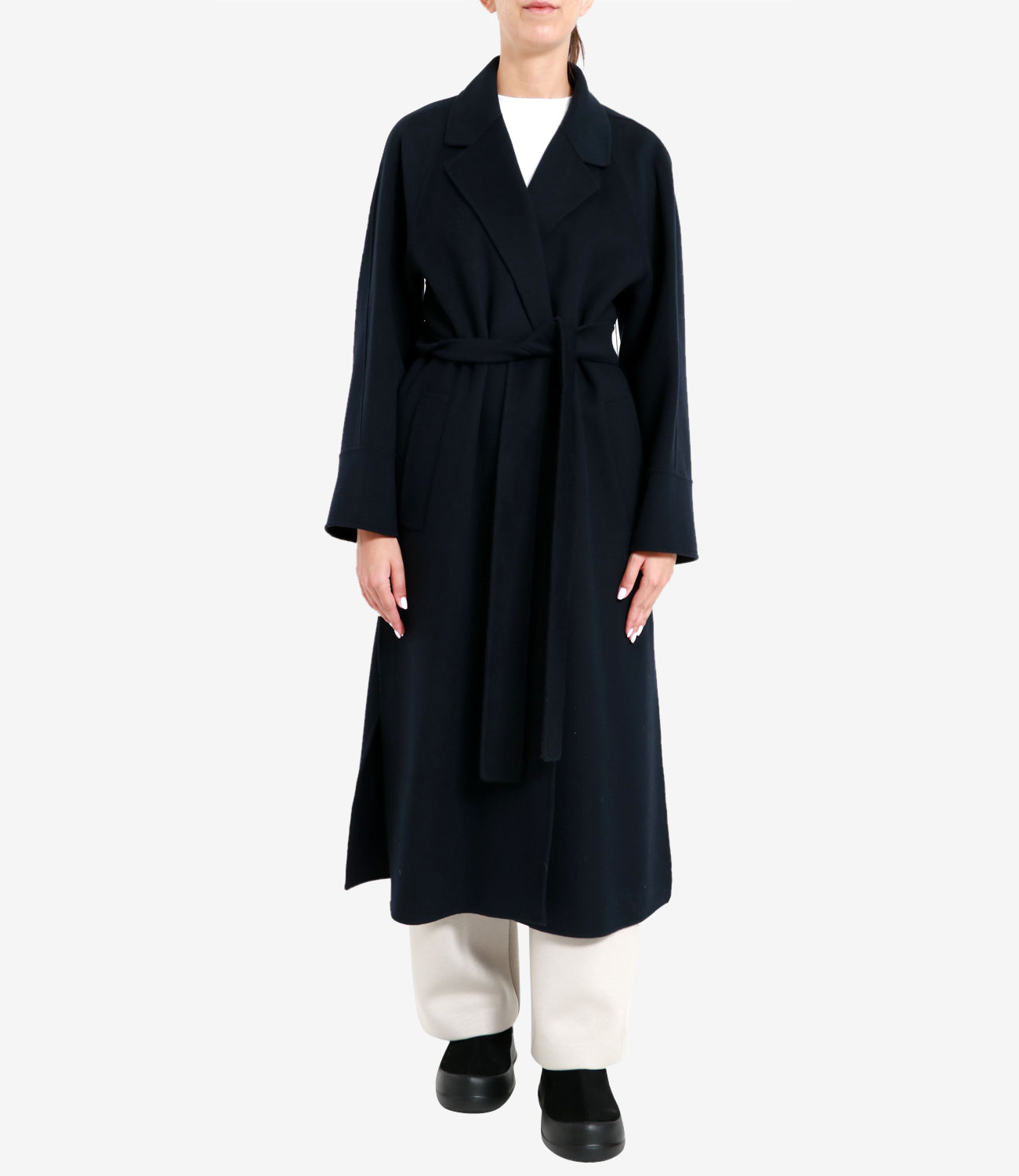 S Max Mara | Agate Coat Midnight Blue