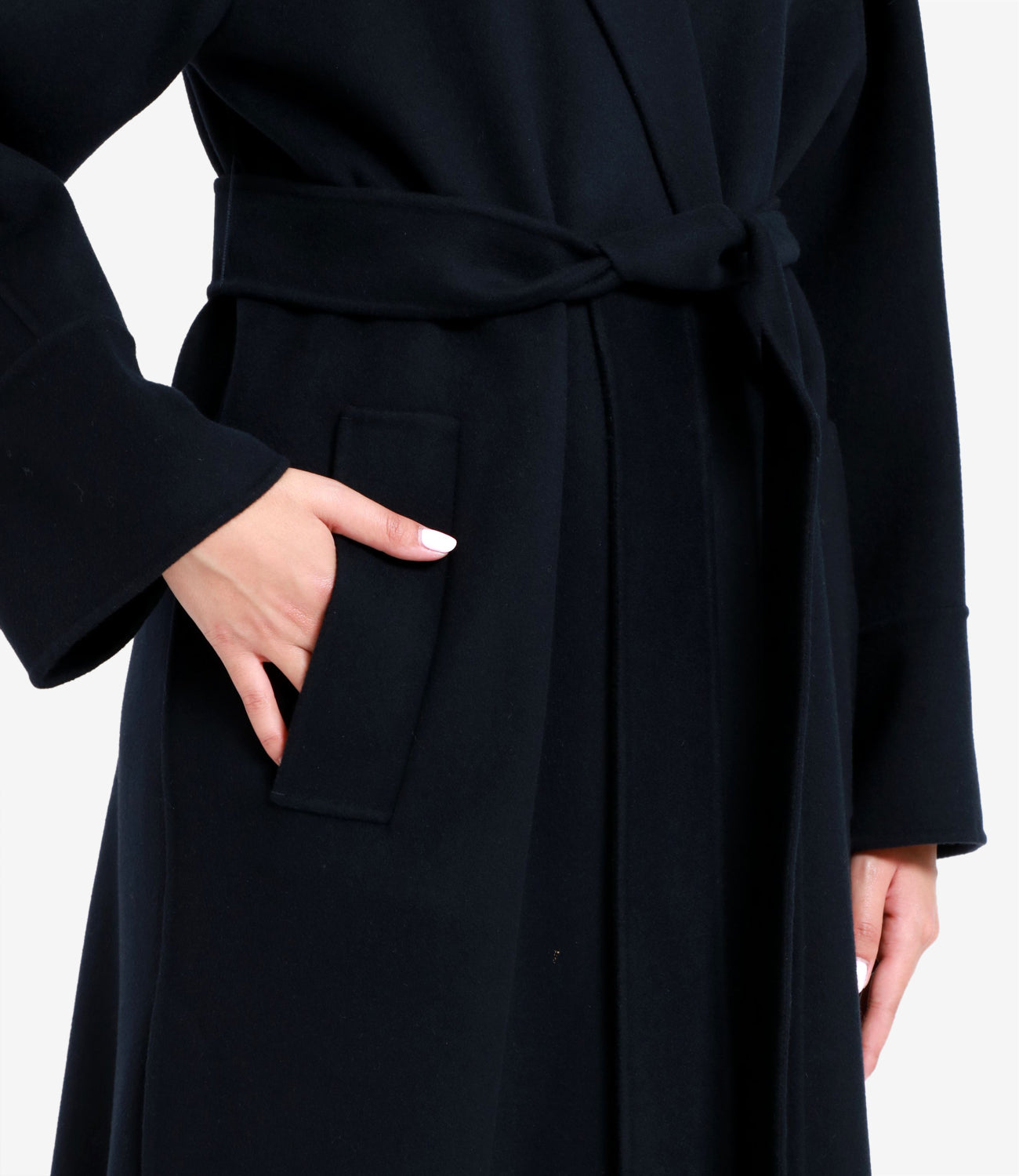 S Max Mara | Agate Coat Midnight Blue