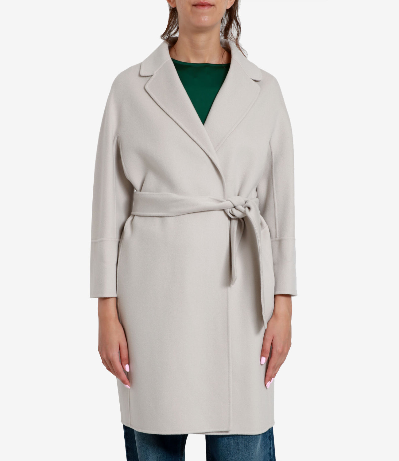 S Max Mara | Cappotto Arona Grigio perla