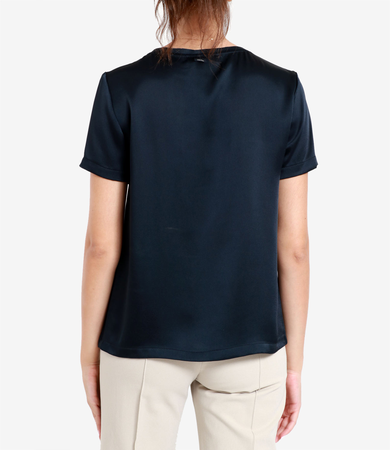 S Max Mara | T-Shirt Rebecca Blu navy