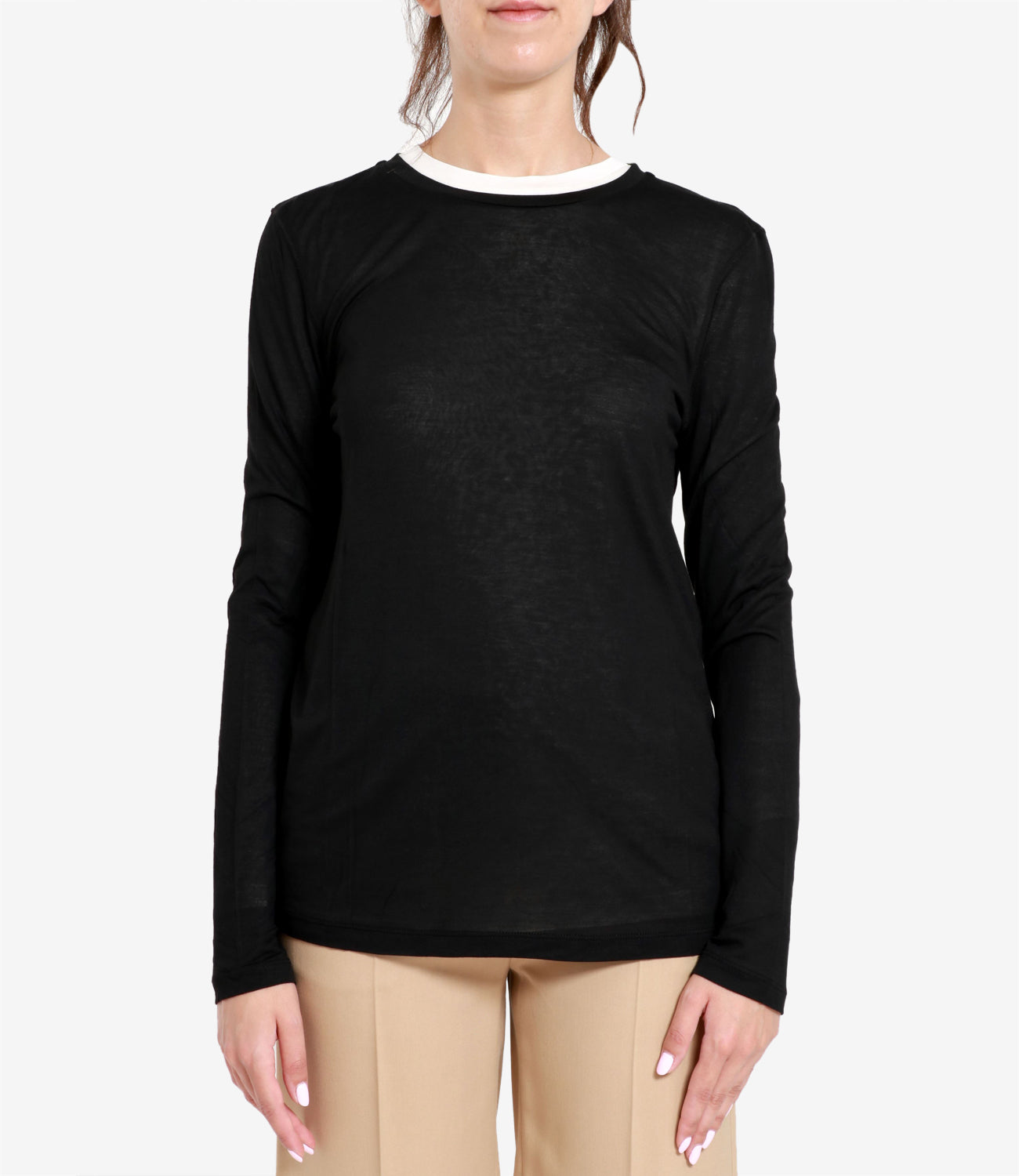 S Max Mara | T-Shirt Lupino Black