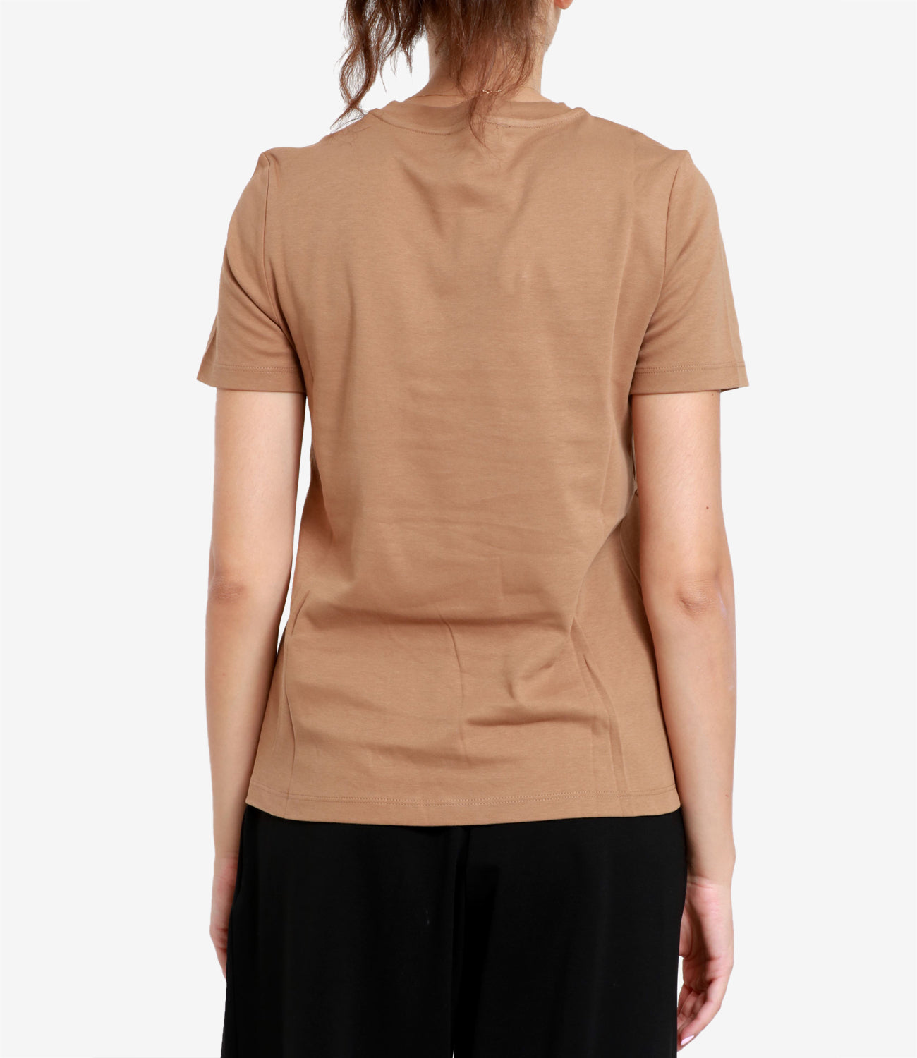 S Max Mara | T-Shirt Madera Cammello