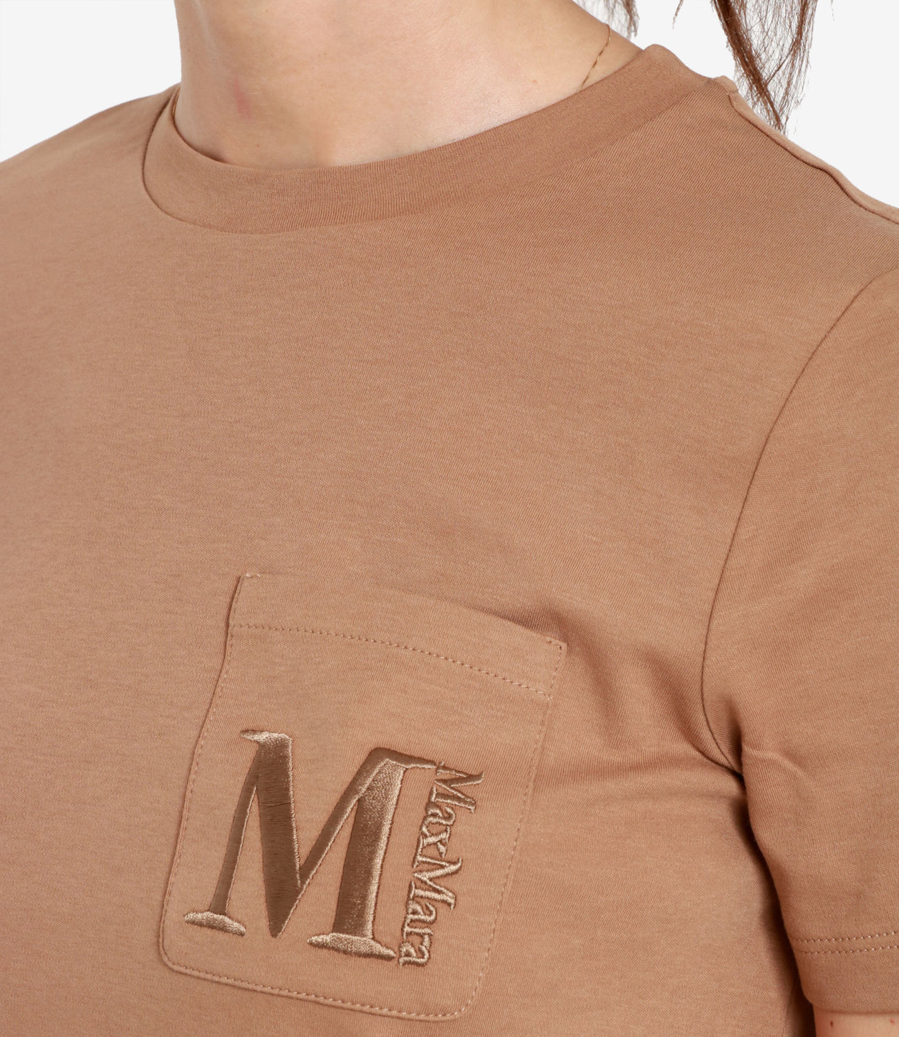 S Max Mara | T-Shirt Madera Cammello