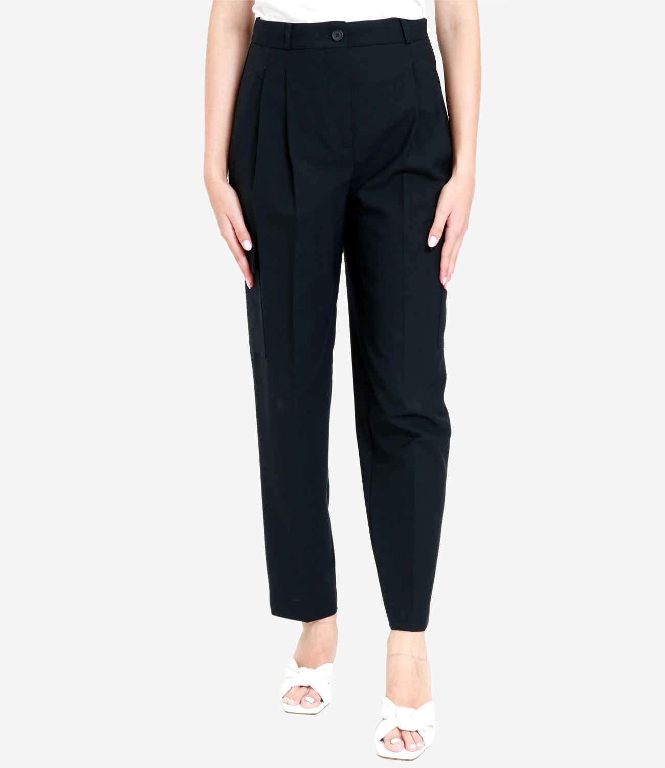 Semicouture | Giusy Night Blue Trousers