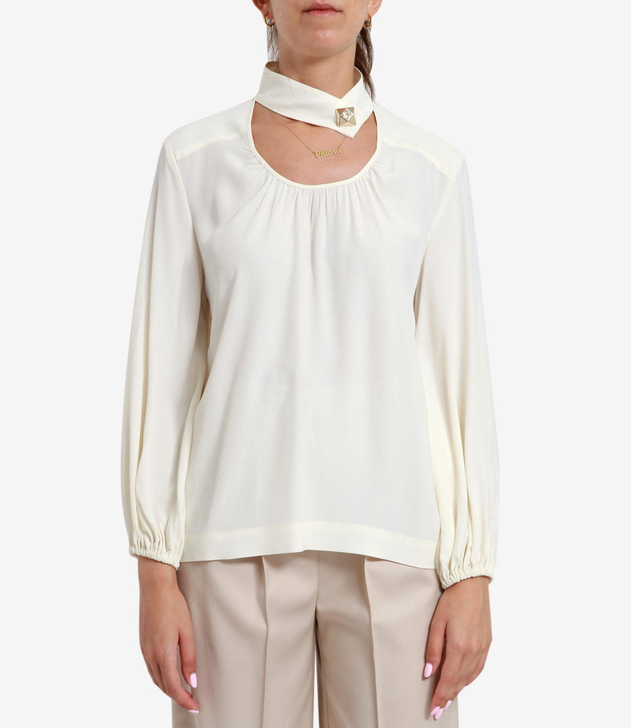 Simona Corsellini | Blusa Gesso