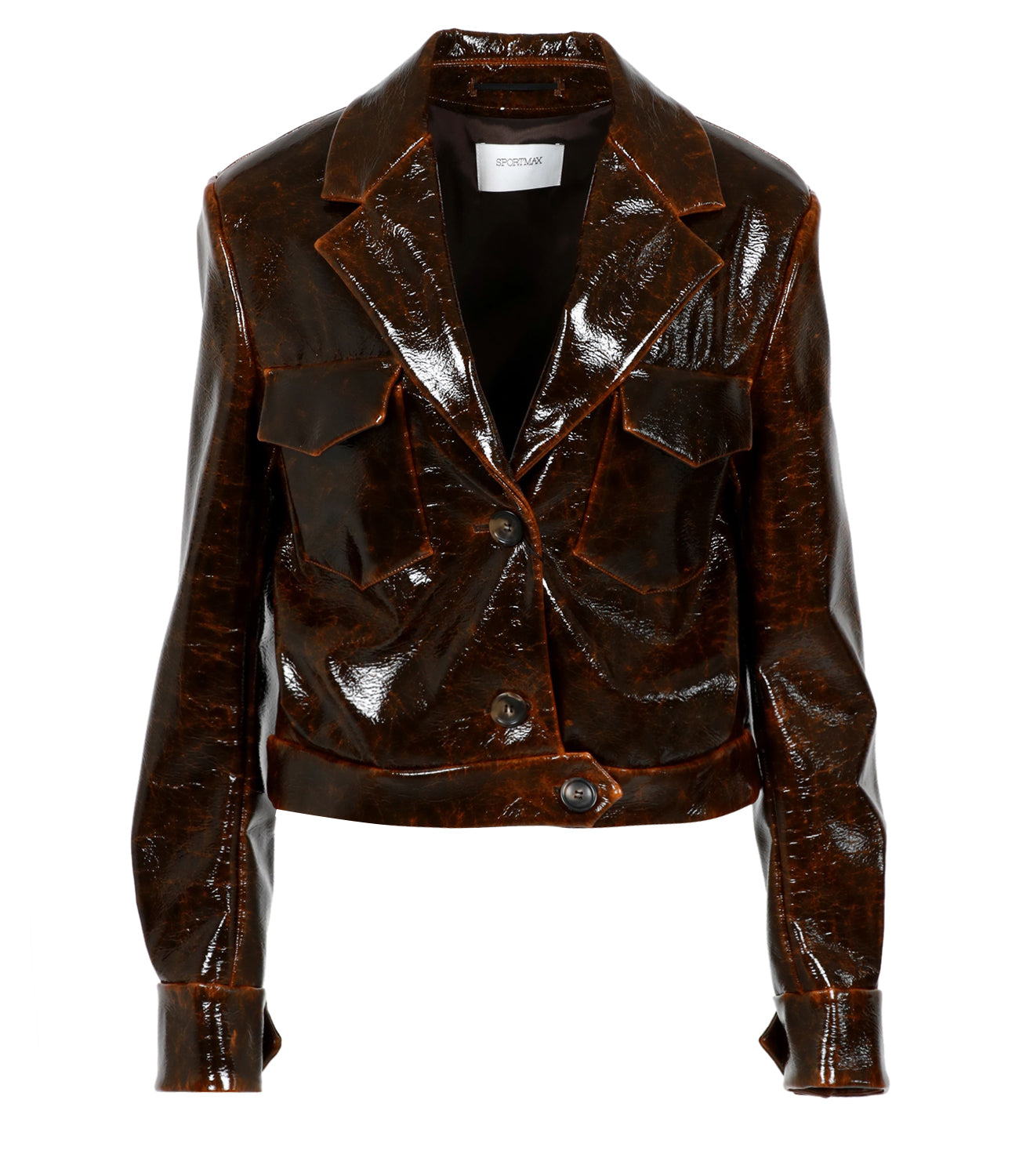 Sportmax | Brown Macro Jacket