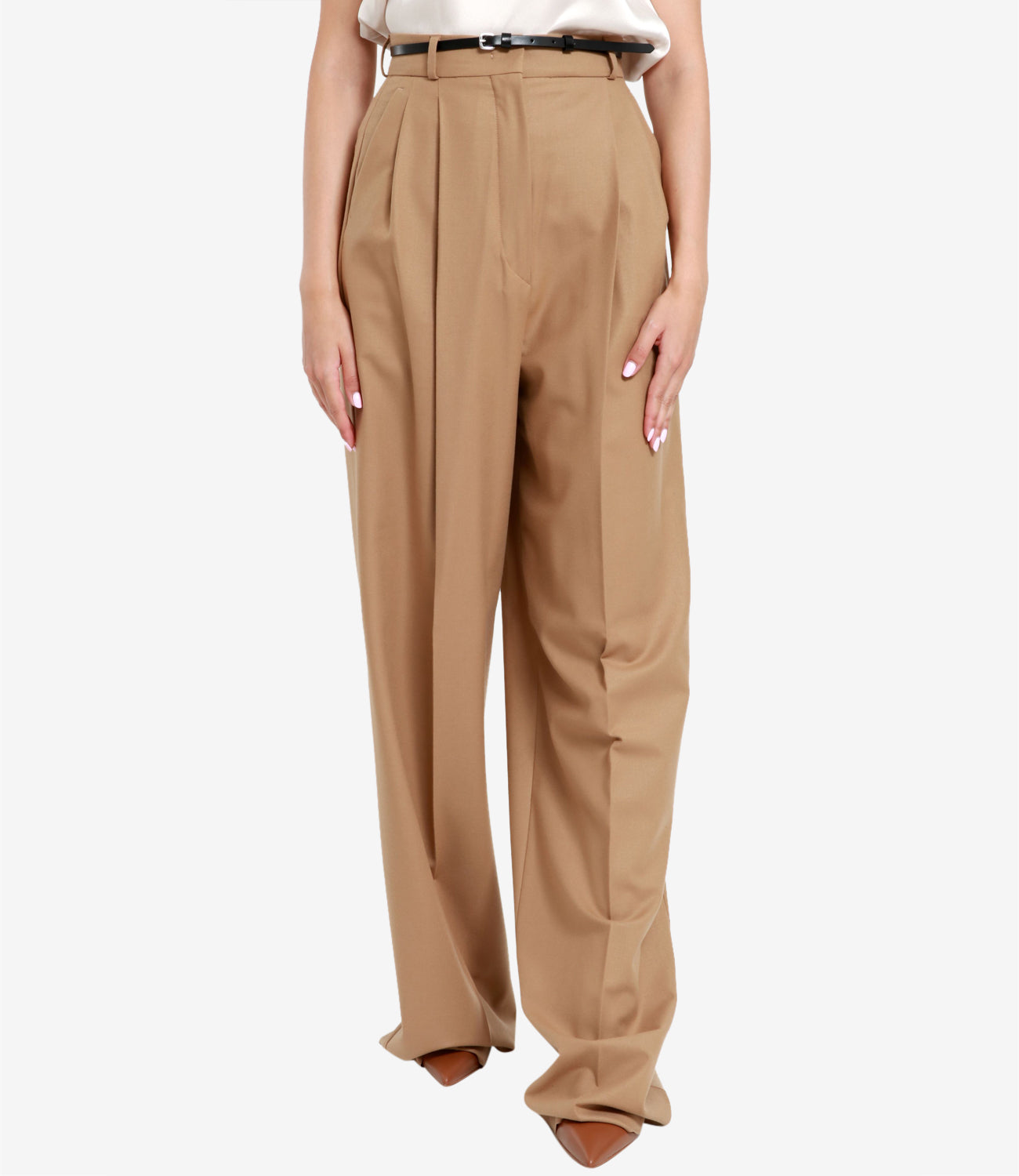 Sportmax | Pantalone Kiens12 Cammello