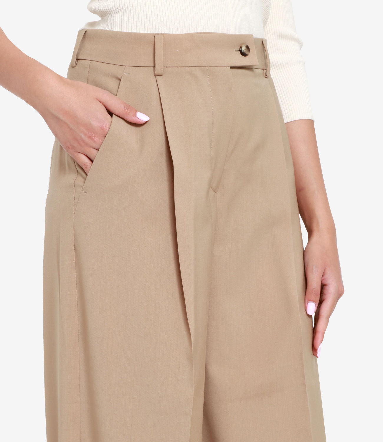 Sportmax | Pantalone Vela Beige