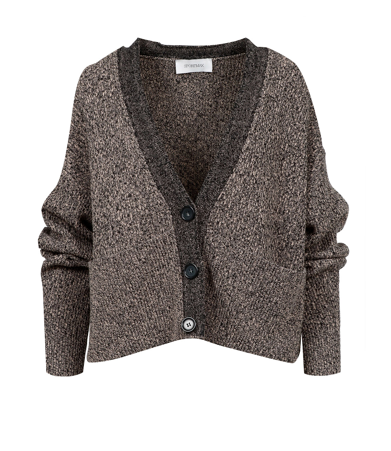 Sportmax | Cardigan Pool Beige e Nero