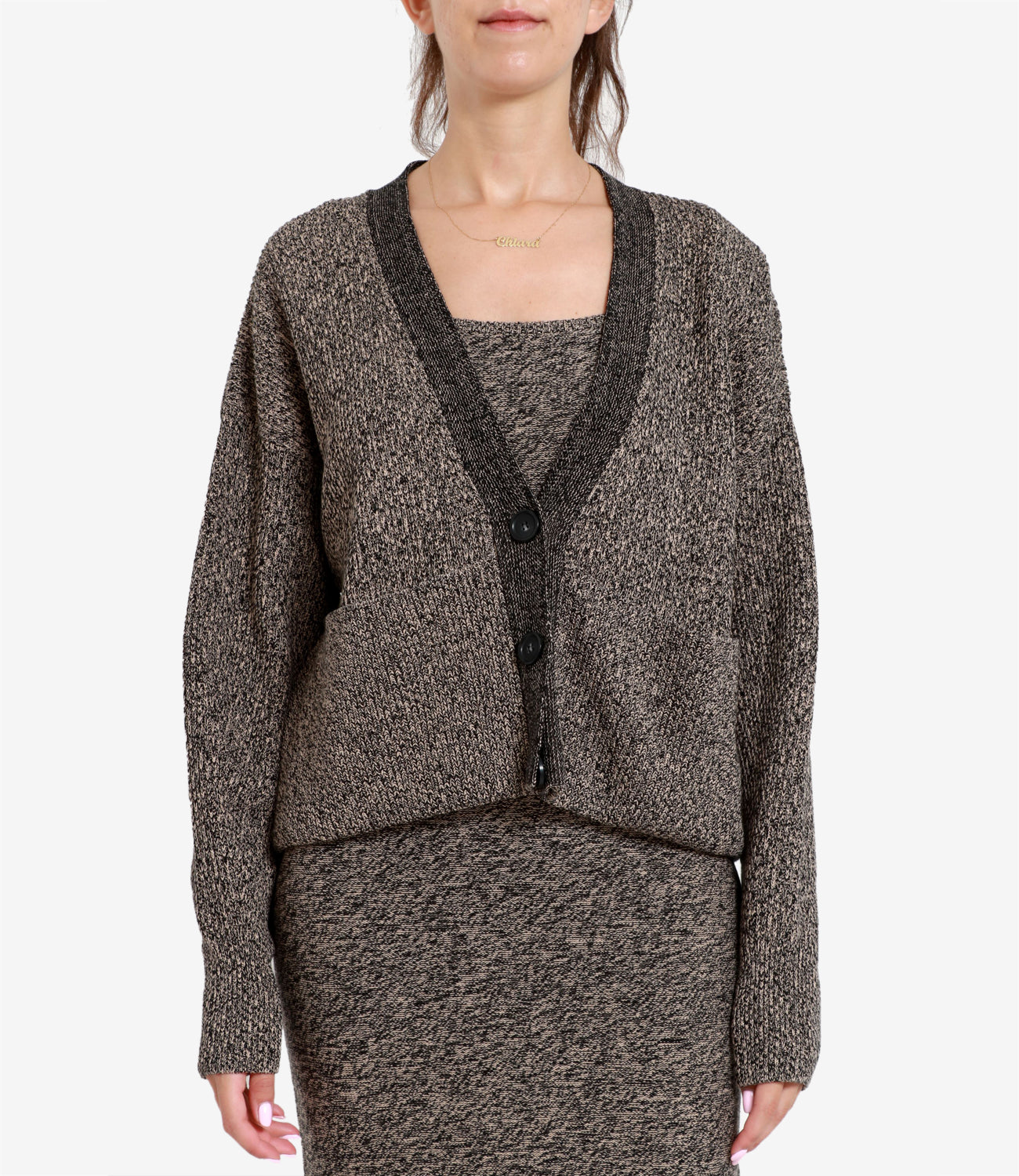 Sportmax | Cardigan Pool Beige e Nero