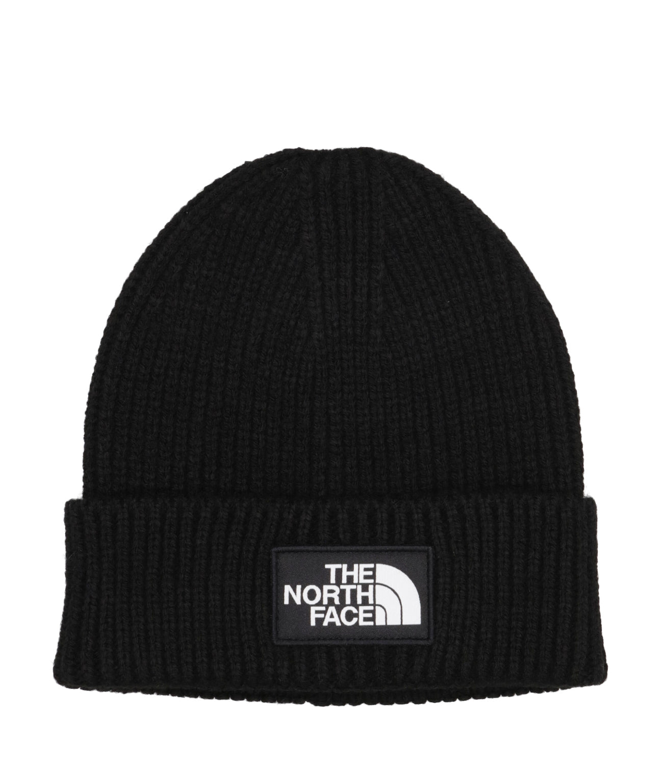 The North Face Kids | HatBox Logo Cuffed Beanie Black