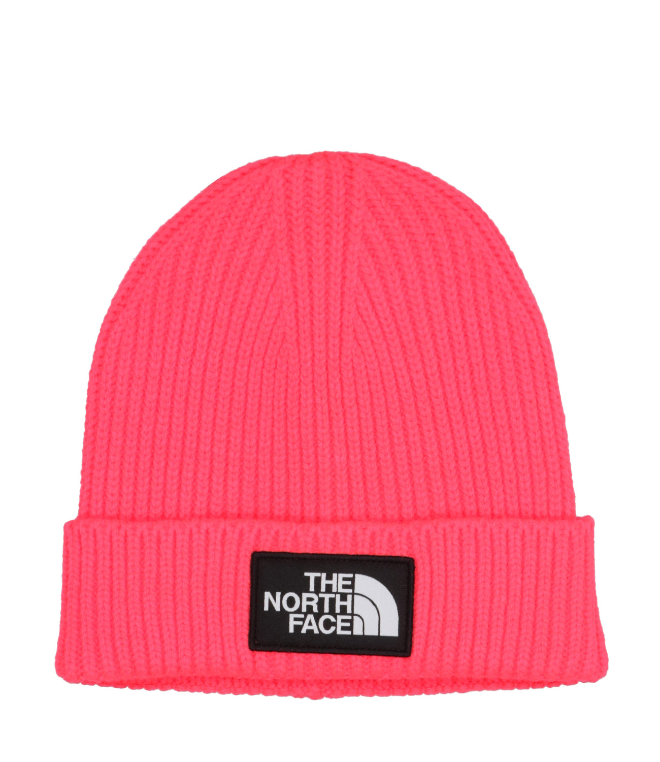 The North Face Kids | HatBox Logo Cuffed Beanie Coral