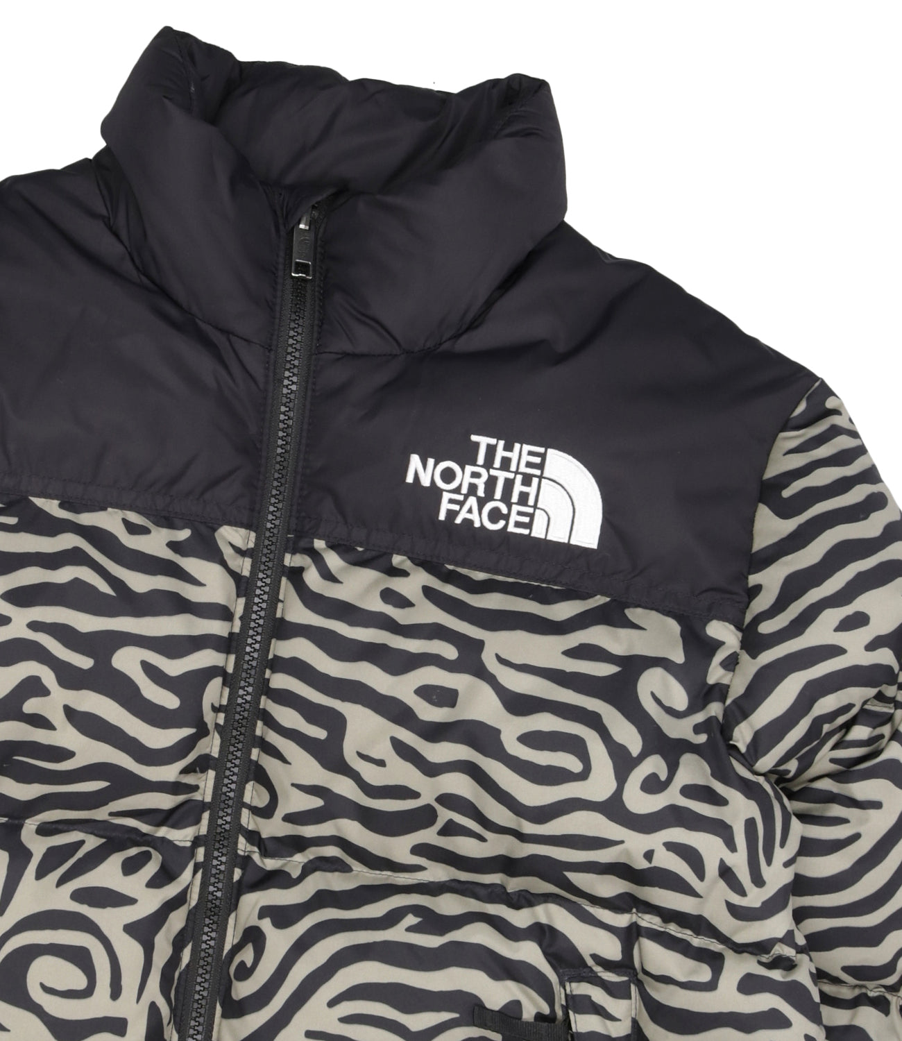 The North Face Kids | Giubbotto Teen 1996 Retro Nuptse Cemento e Nero