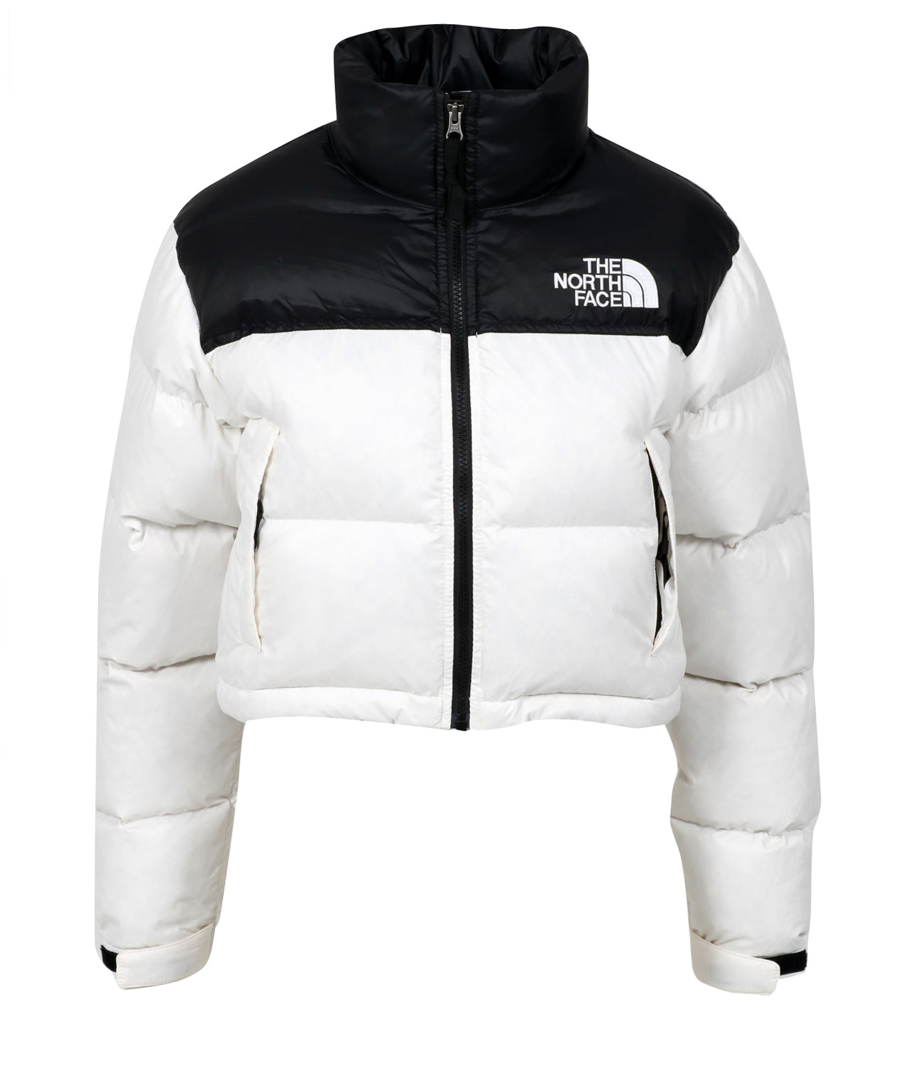 The North Face | Giubbotto W Nuptse Short Bianco e Nero