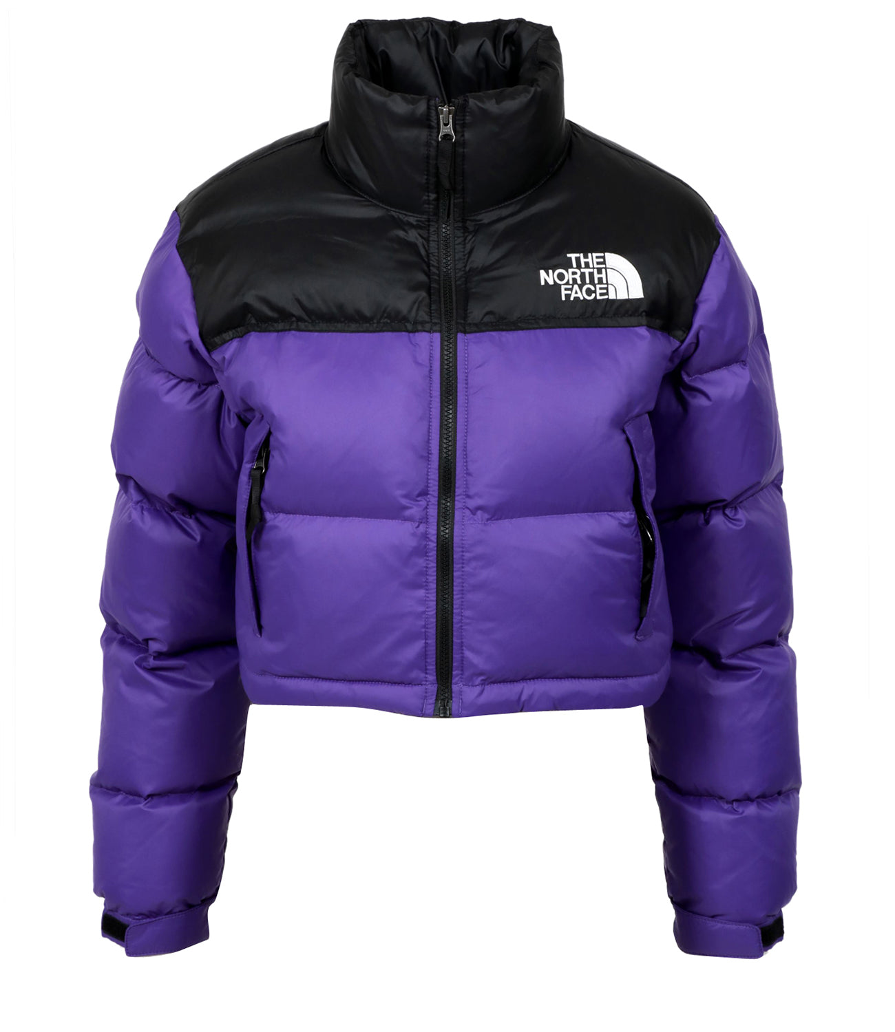 The North Face | Giubbotto W Nuptse Short Viola e Nero