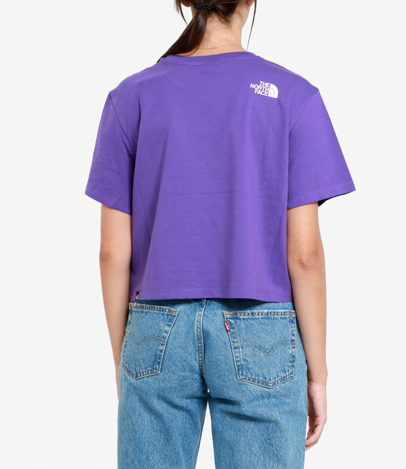 The North Face | Logowear T-Shirt Tops Cropped Purple