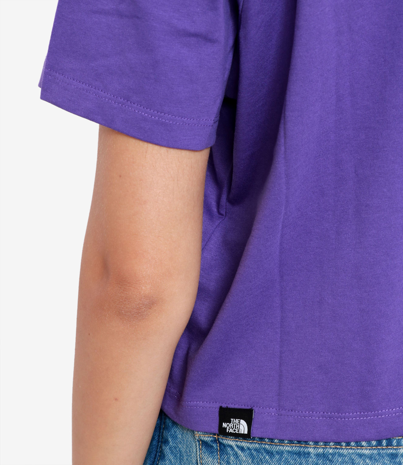 The North Face | Logowear T-Shirt Tops Cropped Purple