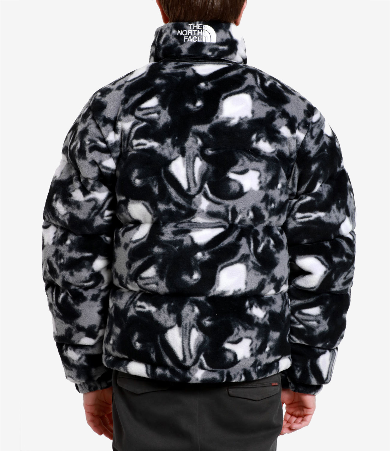 The North Face | Polar Nuptse Jacket Black White and Grey