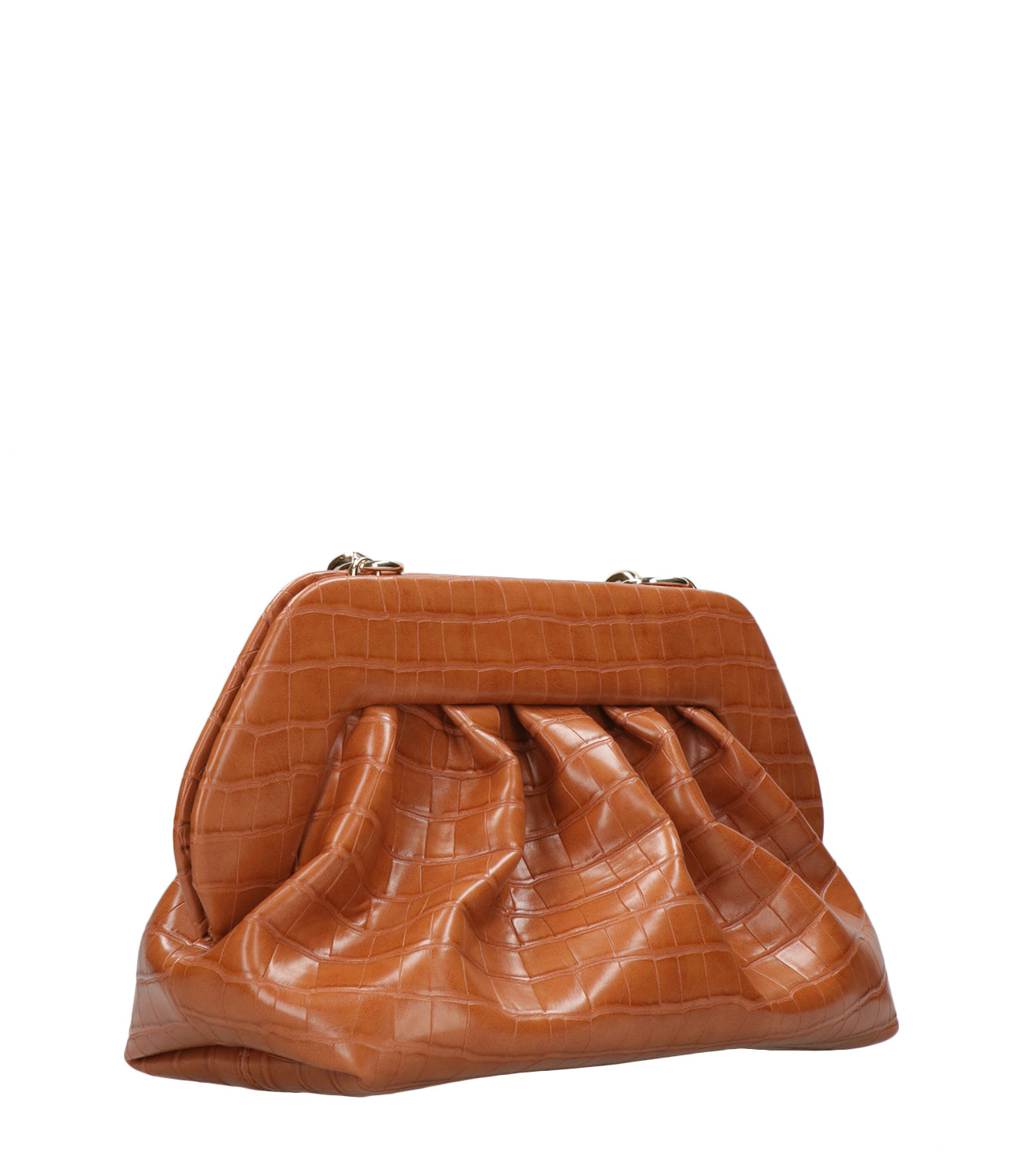 Themoiré | Pochette Bios croco Caramel