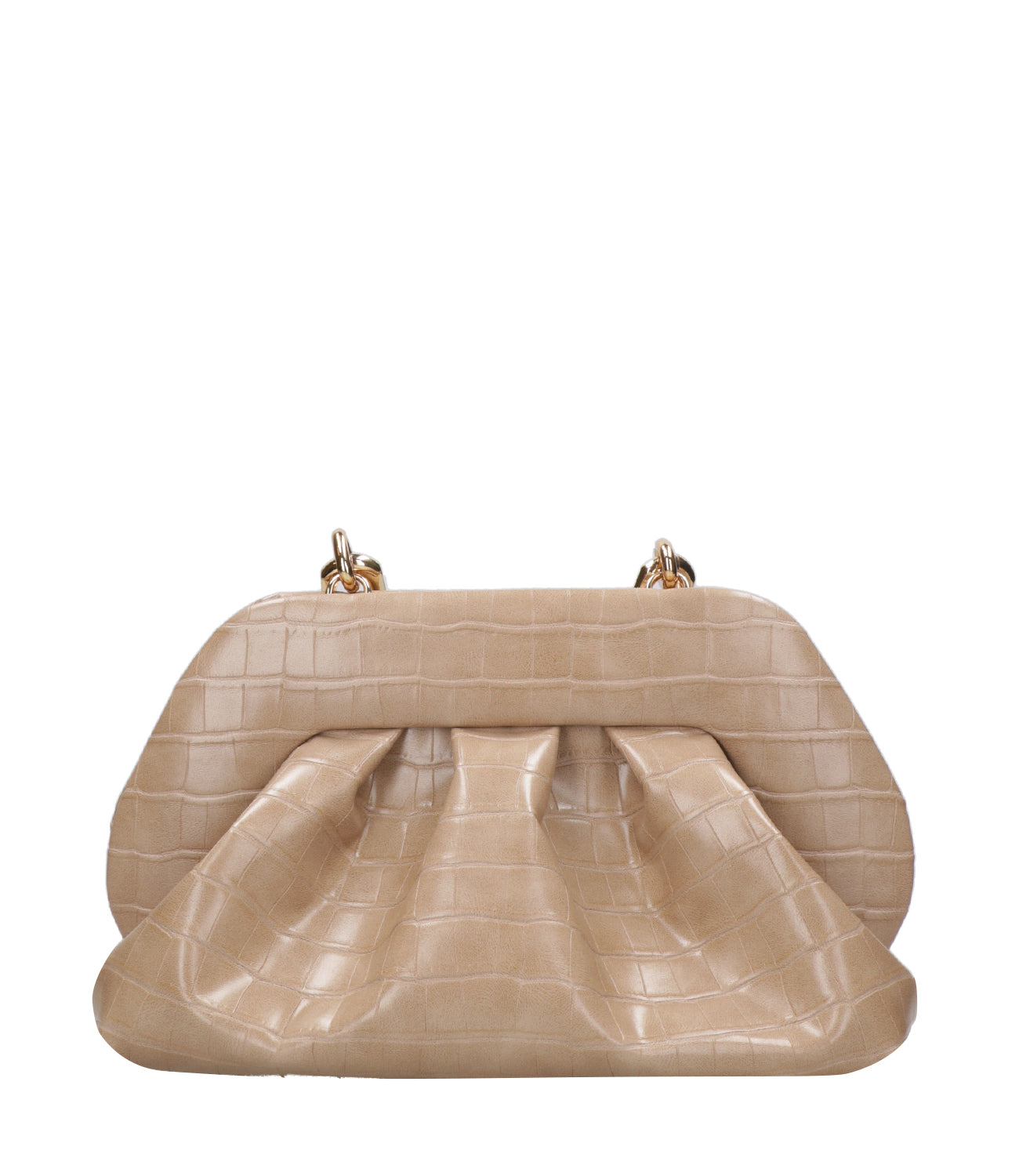 Themoirè | Pochette Tia Croco Beige