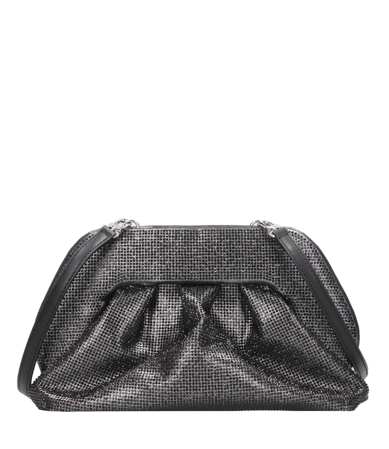 Themoiré | Tia Rhinestone Clutch Bag Lead